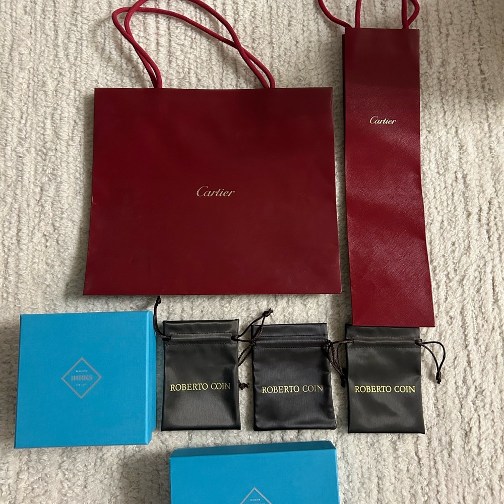 Cartier and Roberto Coin Packaging Set